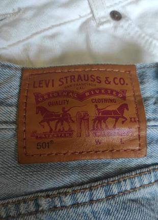 Джинсовые короткие шорты levi's4 фото