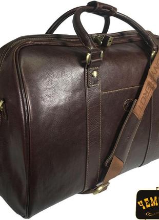 Дорожная сумка tuscania 9498 moro коричневый