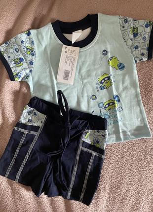 Костюм комплект футболка шорти