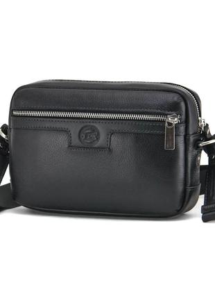 Сумка мужская кожаная горизонтальная tom stone 125