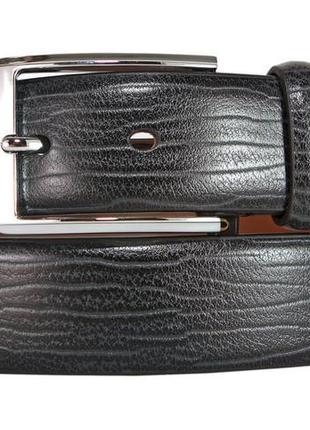 Ремень брючный кожаный с классической пряжкой 110-130 см 35191 фото