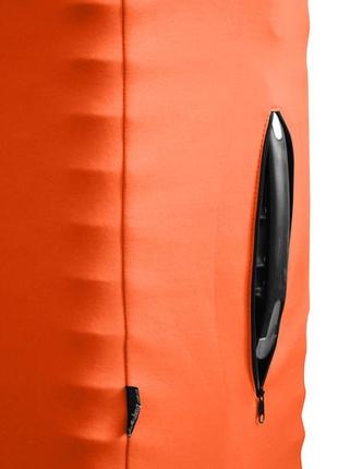 Чехол для чемодана coverbag из дайвинга s (оранж)3 фото