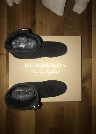 Ботинки замшевые burberry р. 404 фото