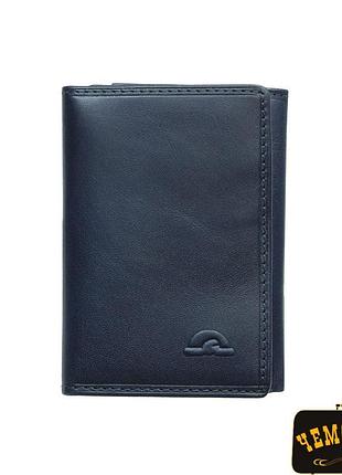 Портмоне кожаное nevada 3810+rfid navy синий tony perotti