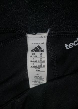 Adidas techfit женские спортивные компрессионные термо штаны лосины леггинсы6 фото