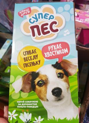 Пес патрон музична собачка м 5021/ua, інтерактивна собака на повідку-пульті, ходить,гавкає,рухає хвостом,співає українською6 фото
