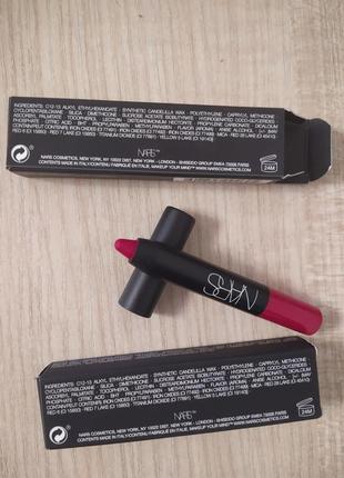 Олівець-помада для губ nars velvette matte lip pencil dragon girl 1.8g3 фото