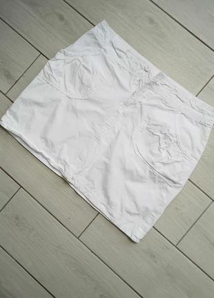 Отличная белая мини-юбка