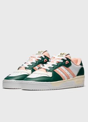 Кроссовки adidas rivalry low green pink h04363 оригинал