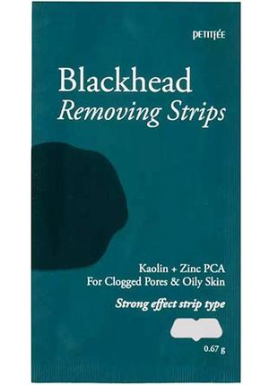 Смужки для носа, що очищають, проти чорних крапок petitfee blackhead removing strips