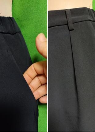 Широкие укороченные брюки с карманами uniqlo4 фото