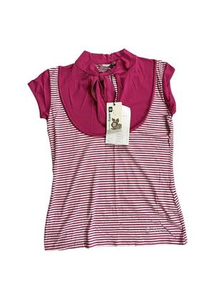 Новая женская футболка блуза розовая разм м