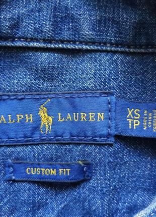 Женская рубашка ralph lauren 100% cotton, размер xs, состояние идеальное4 фото
