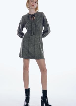 Вязане плаття zara
