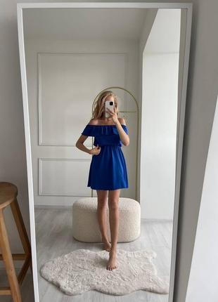 Сукня синя оливка