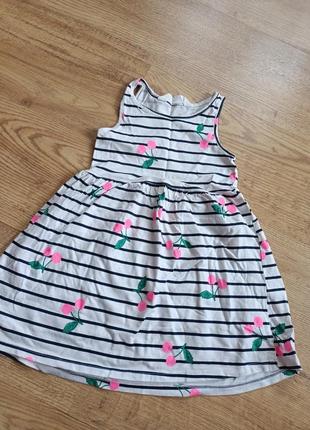 Платье летнее на девочку 2-4 года