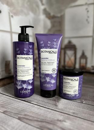 Набір для догляду за волоссям лореаль лаванда, есенція зволоження" для тонкого волосся l'oreal paris botanicals fresh care lavender1 фото