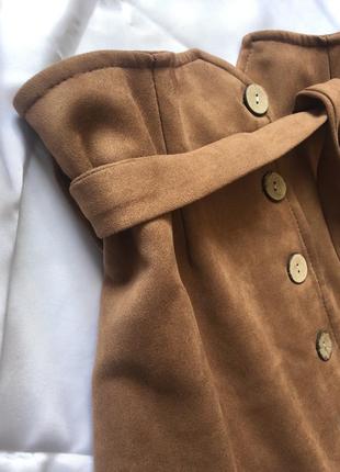 Спідниця замшева xl