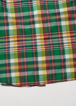 Polo ralph lauren vintage plaid flannelдка downstarhered shirt мужская рубашка7 фото