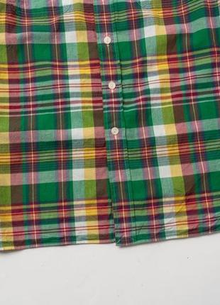 Polo ralph lauren vintage plaid flannelдка downstarhered shirt мужская рубашка4 фото