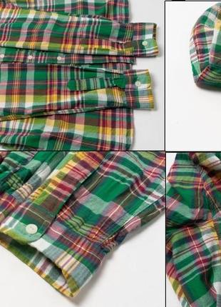 Polo ralph lauren vintage plaid flannelдка downstarhered shirt мужская рубашка8 фото