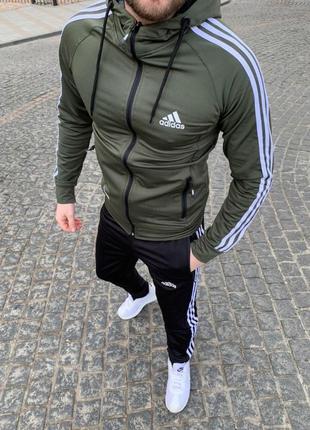 Чоловічий спортивний костюм адідас з капюшоном