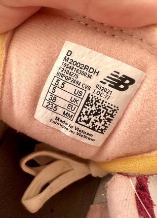 Женские кроссовки new balance 2002r pink4 фото