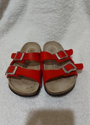 Шлепанцы сланцы betula by birkenstock 27p красные