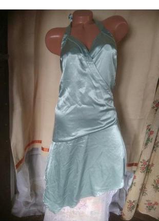 Плаття атласне