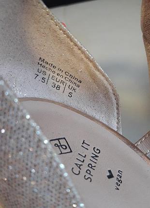 Call it spring! оригінал! нові шикарні нарядні босоніжки!6 фото