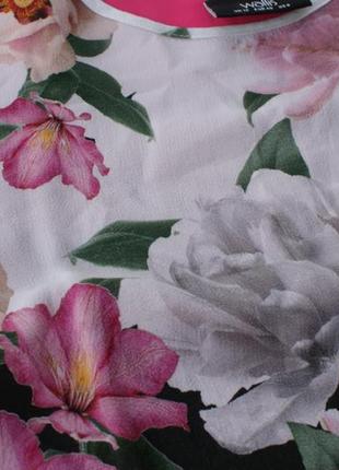 Брендова блуза квітковий принт6 фото