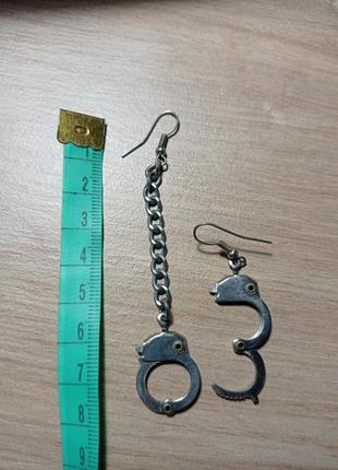 Сережки, кульчики наручники браслети1 фото