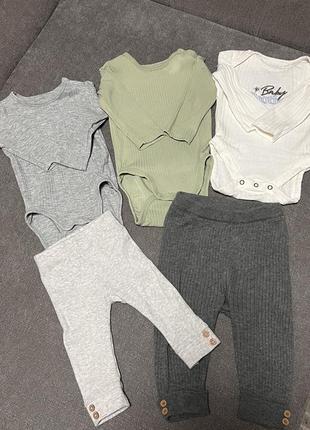 Боди, штанци, лоббик h&m