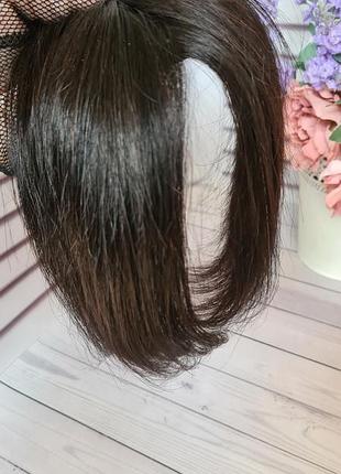 Челка-шторка 100% натуральный волос