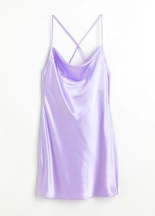 Стильное женское мини платье комбинация h&m s (40-42-44)1 фото