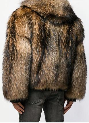 Шуба куртка полушубок мех волк волчий