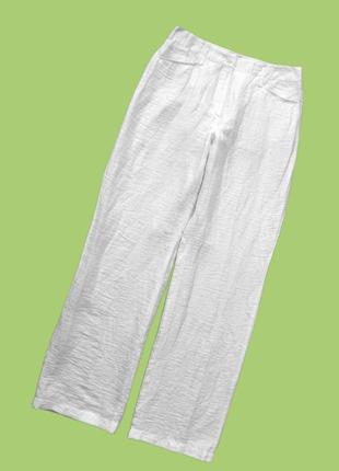 Белые льняные брюки от gerry weber1 фото