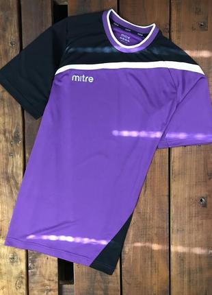 Чоловіча футболка mitre (митре мрр ідеал оригінал чорно-фіолетова)