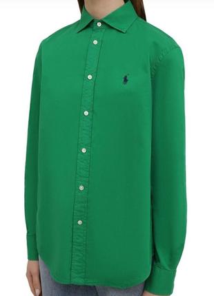 Рубашка зеленая женская хлопок,h$h, производство  bangladéš
