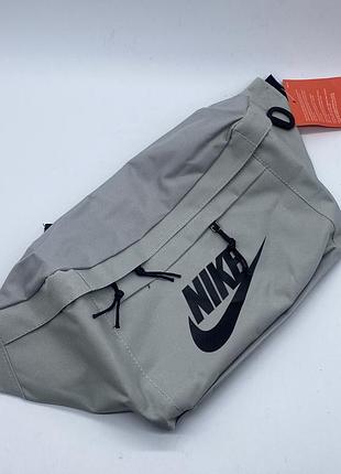 Бананка большая nike one tech hip pack поясная сумка найк серая5 фото