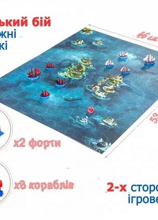 Настольная игра «морской бой. тактика и стратегия военно-морских сражений»2 фото