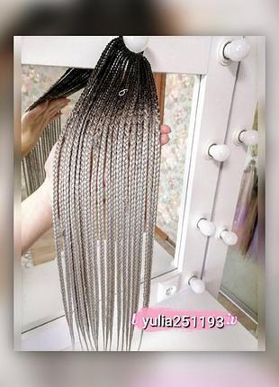 Афрорезинка афрокосички косички на резинке резинка с косичками канекалон подарок