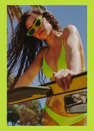 ❤️👙primark зручний салатовий купальник🥝🔥неон купальник без кісточок зі зйомними вкладакми!😍😱