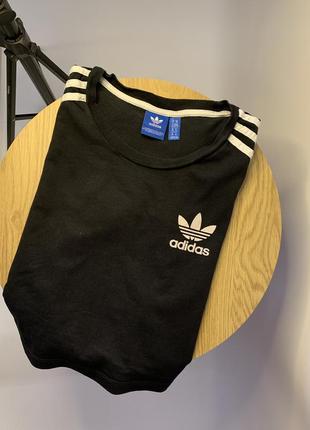 Вкорочена футболка топ adidas1 фото