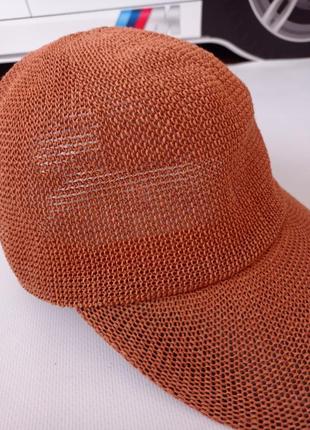 C&a. трикотажная рыжая кепка бейсболка кэжуал.4 фото