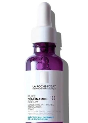 La roche-posay niacinamide 10 serum 
освітлююча сировотка-коректор проти пігментних плям2 фото