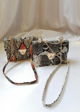 ⛔міні сумочка змеинный принт