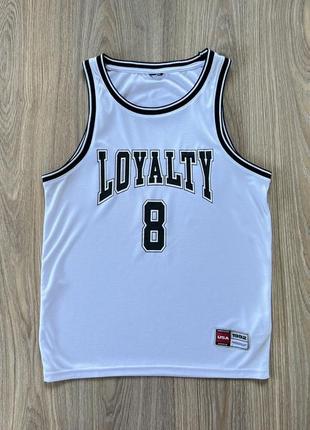 Мужская сетчатая спортивная баскетбольная майка с принтом fishbon loyalty