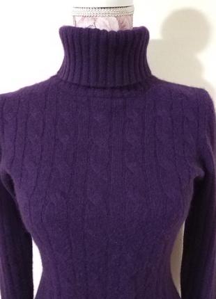 Стильний фірмовий якісний натуральний светр гольф водолазка.3 фото