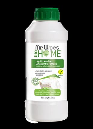 Жидкий стиральный порошок бесфосфатный для белого белья 500 мл. mr.wipes farmasi.